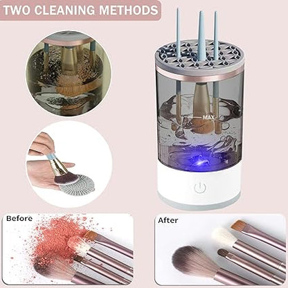 3 In 1 Electric Makeup Brush Cleaner | Automatic Make Up Brush Holder Cleaner Machine