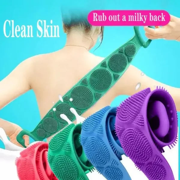 Double Side Bath Towel Scrubber (random Color)