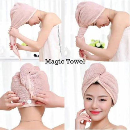 Dry Hair Cap Super Absorbent Quick-drying Shower Towel