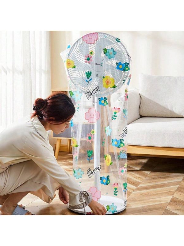 Electric Fan Dust Cover | Fan Dust Guard Flower Print