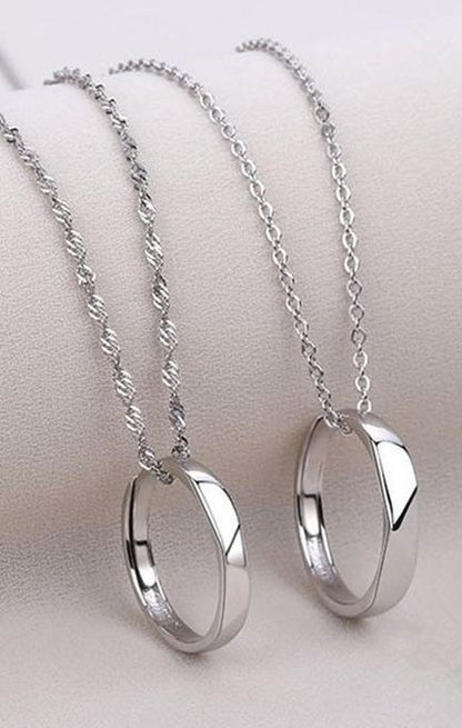 Silver Ring Pendant, Pack Of 2